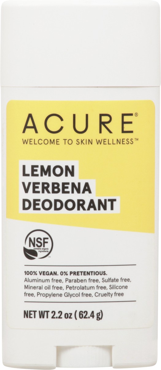 slide 13 of 13, ACURE Lemon Verbena Deodorant 2.2 oz, 2.2 oz