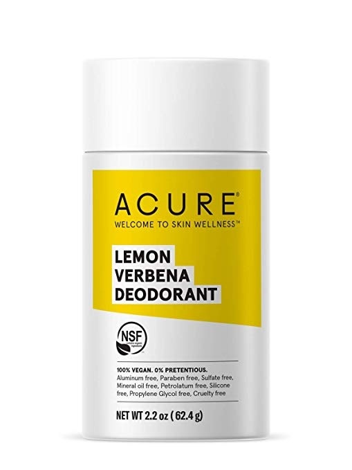 slide 1 of 1, ACURE Lemon Verbena Deodorant, 2.25 oz