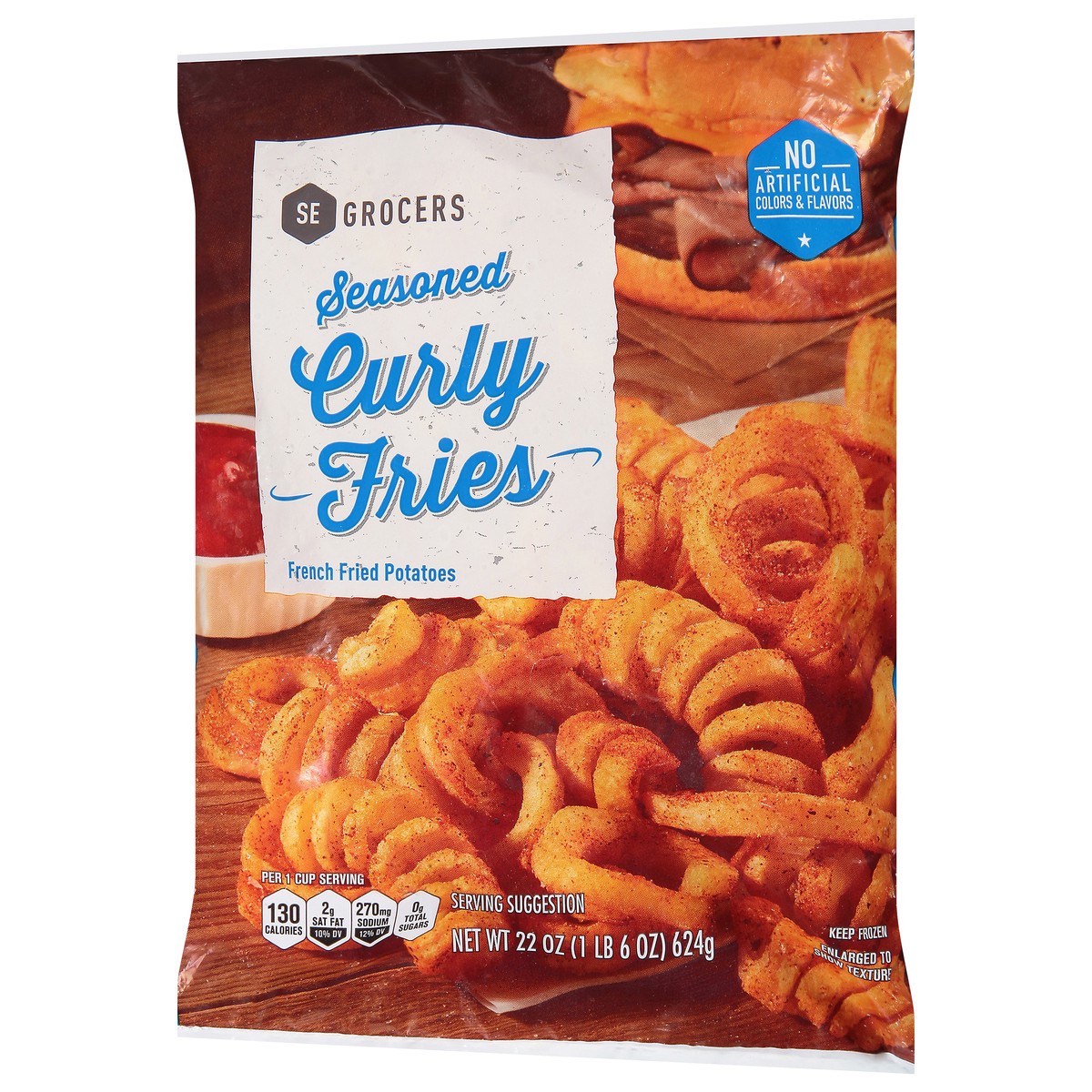 slide 4 of 14, Se Grocers Southeastern Grocers Seasoned Curly Fry, 22 oz