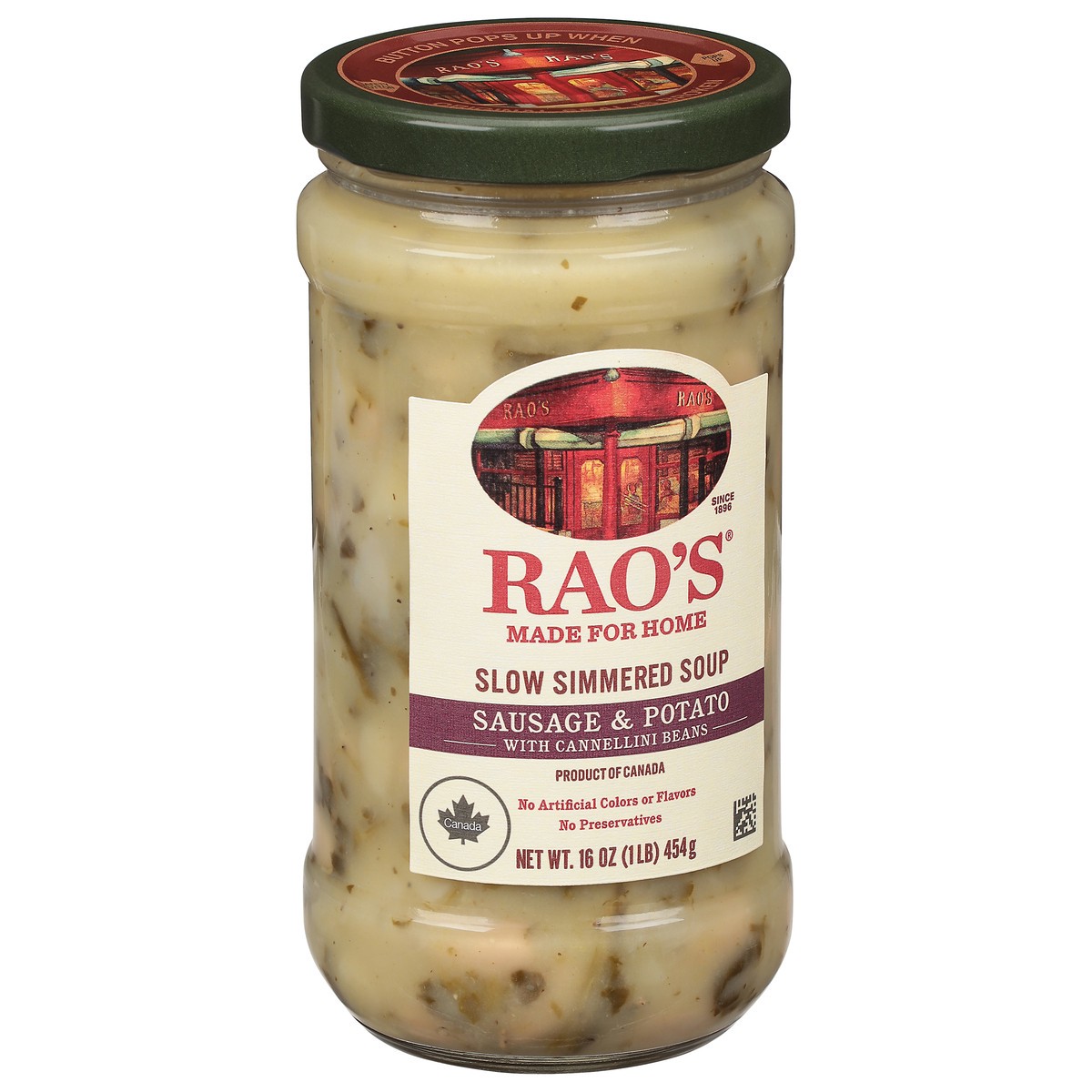 slide 2 of 9, Rao's Homemade Slow Simmered Sausage & Potato with Cannellini Beans Soup 16 oz, 16 oz