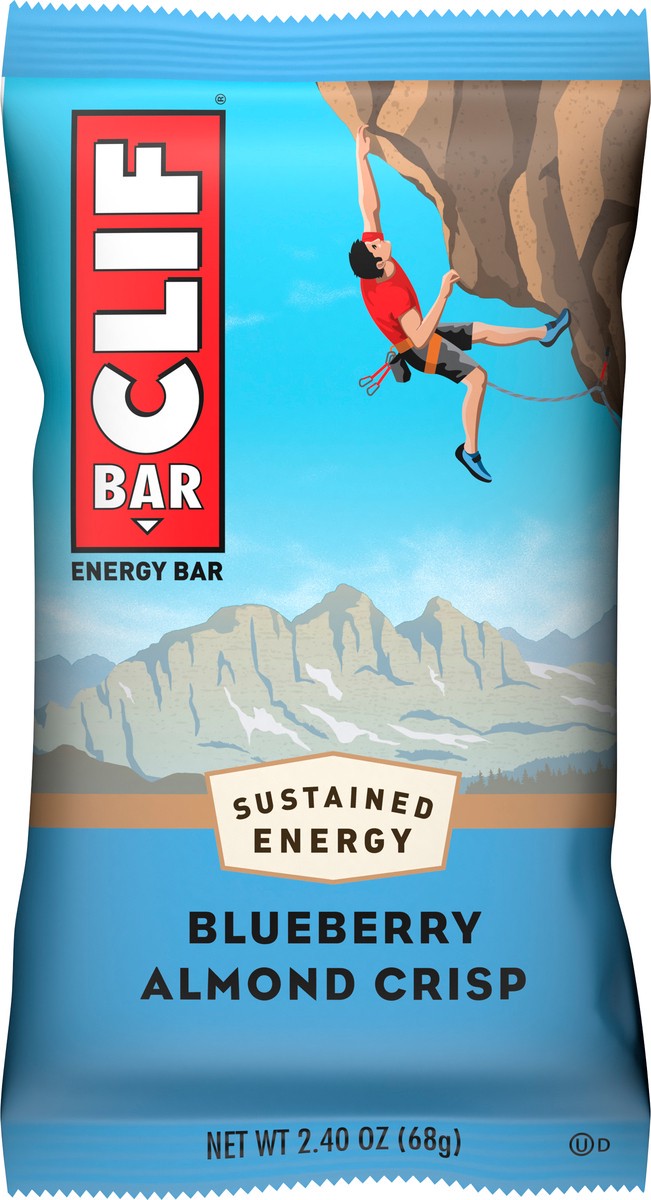 slide 6 of 9, CLIF Blueberry Almond Crisp Energy Bar 2.40 oz, 2.4 oz