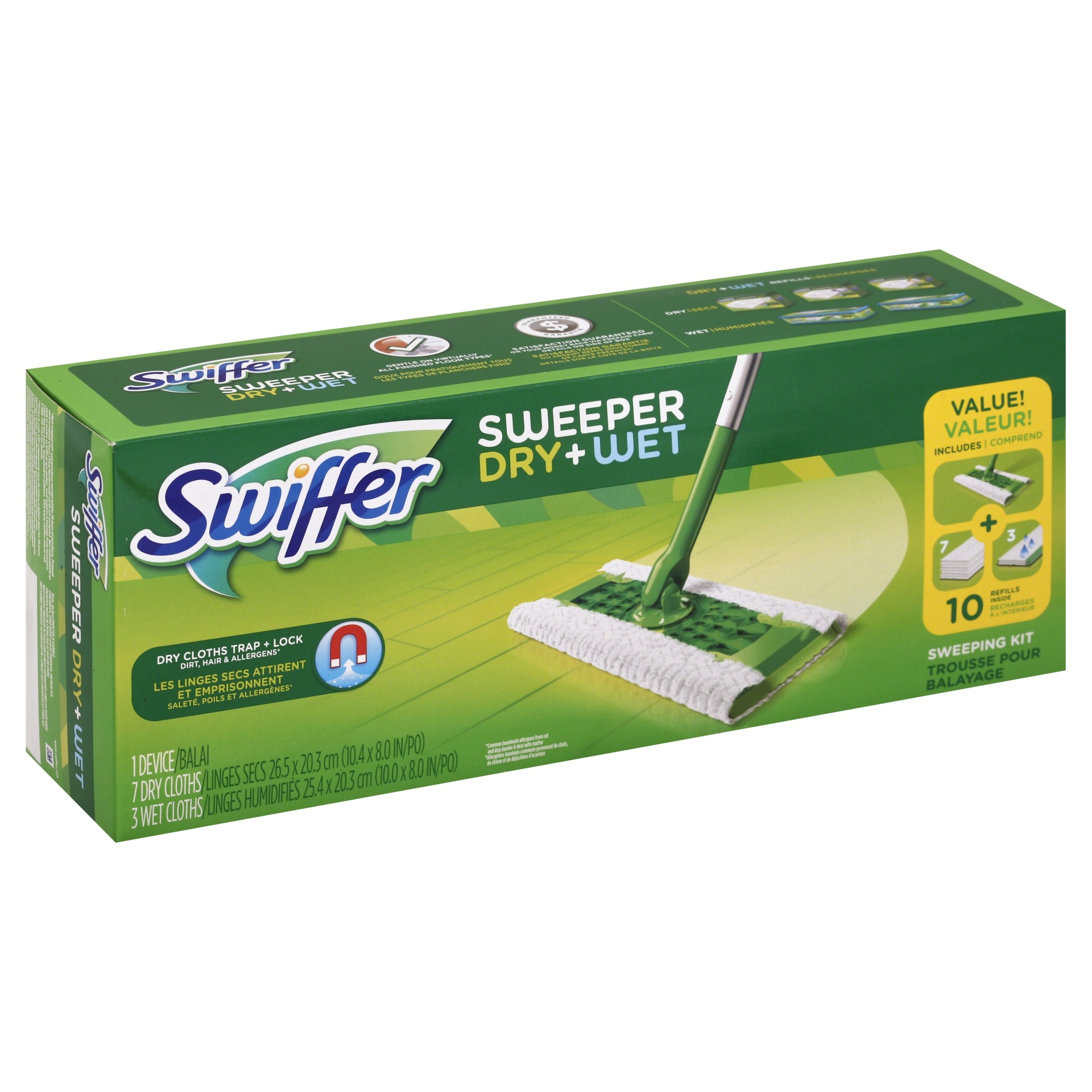 slide 1 of 17, Swiffer Sweeper Dry And Wet Mop Starter Kit , 1 ct