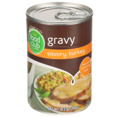 slide 1 of 1, Food Club Savory Turkey Gravy, 10.5 oz