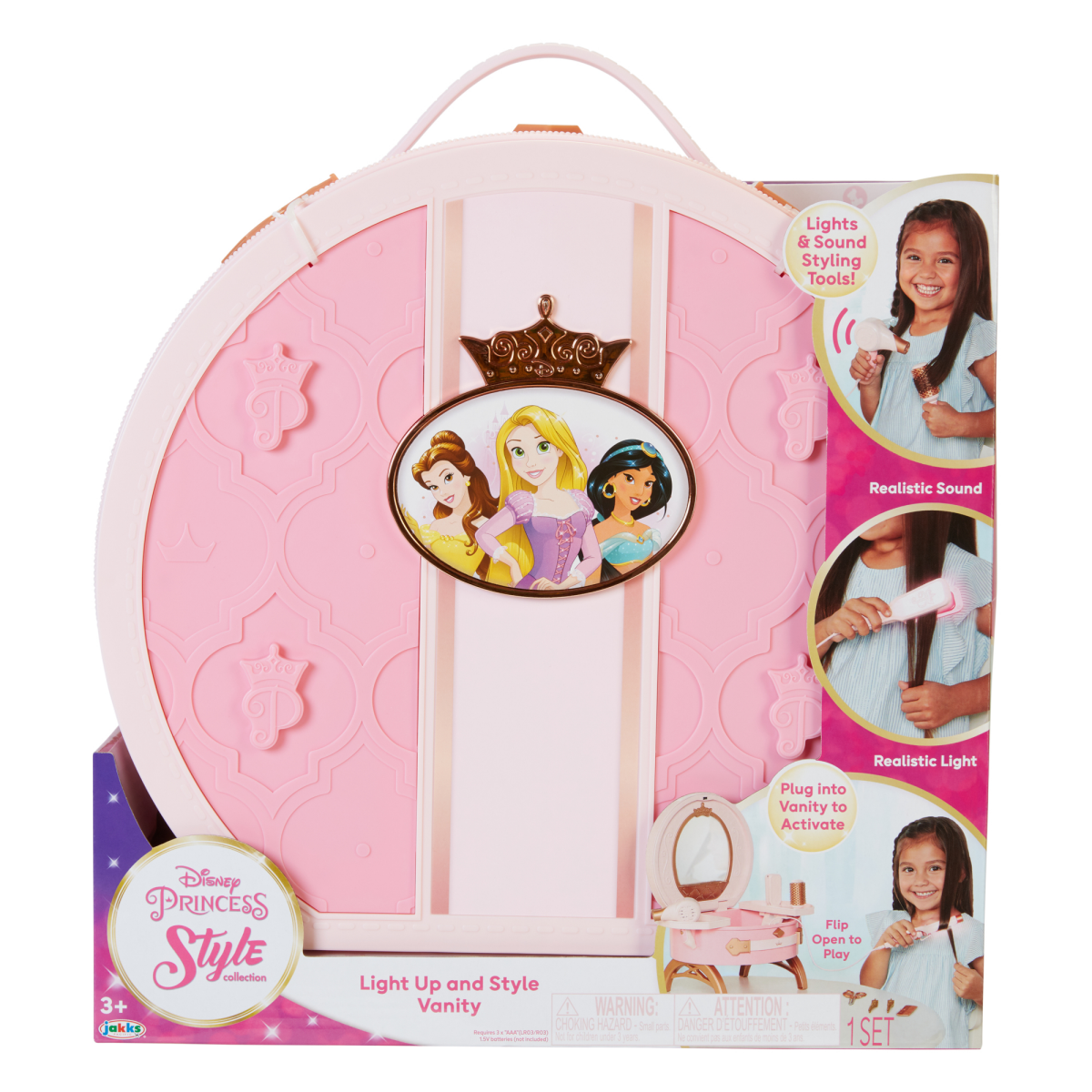 slide 1 of 21, Disney Princess Style Collection Travel Vanity, 1 ct