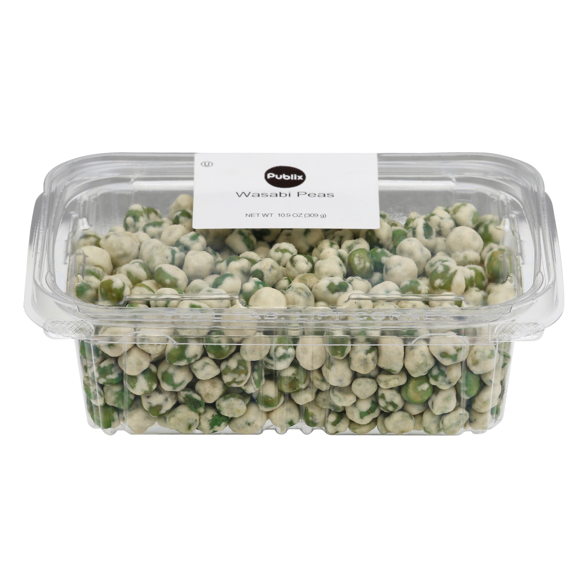 slide 1 of 1, Publix Wasabi Peas, 10.9 oz