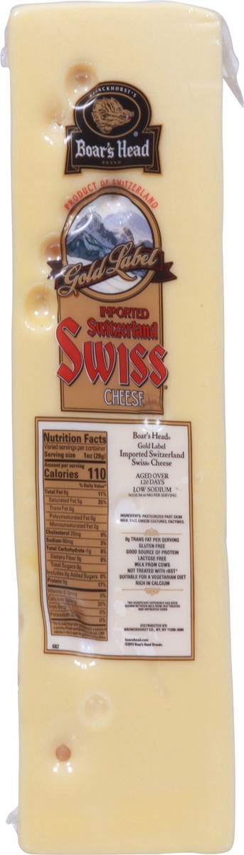 slide 9 of 9, Boar's Head Imported Swiss Cheese, per lb