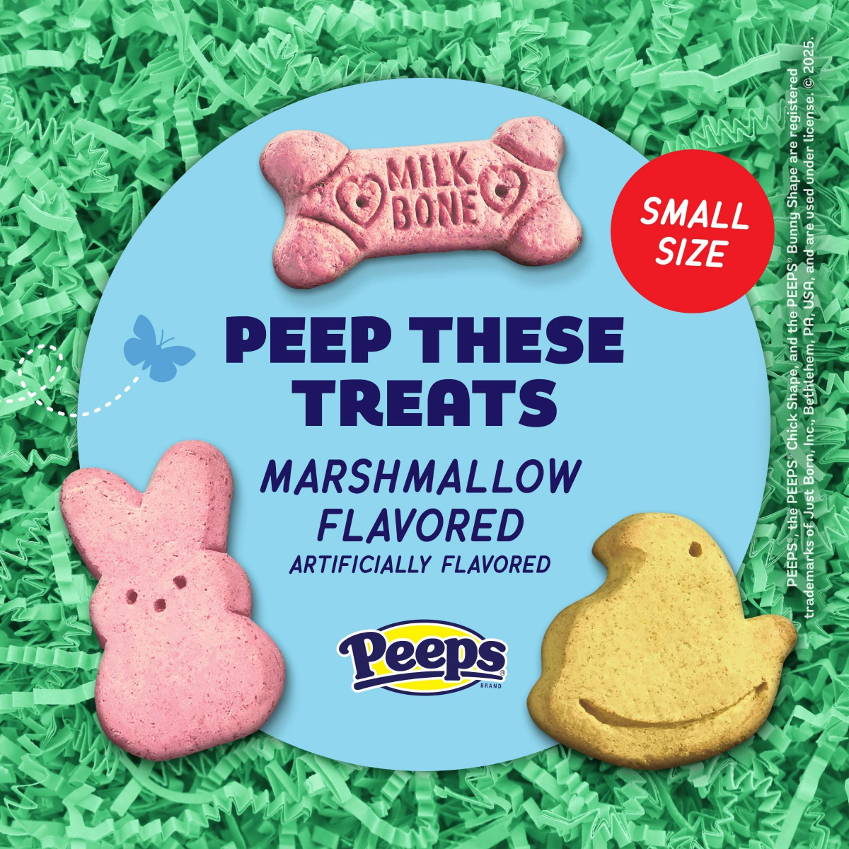 slide 8 of 13, Milk-Bone Peeps Dog Treats, 22 Ounce Pail, 22 oz