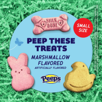 slide 11 of 13, Milk-Bone Peeps Dog Treats, 22 Ounce Pail, 22 oz