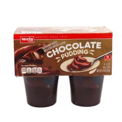 Weis Quality Chocolate Snack Pudding Desserts