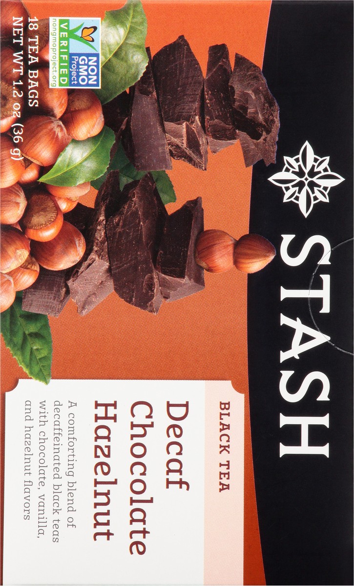 slide 9 of 9, Stash Tea Bags Decaf Chocolate Hazelnut Black Tea - 18 ct, 18 ct