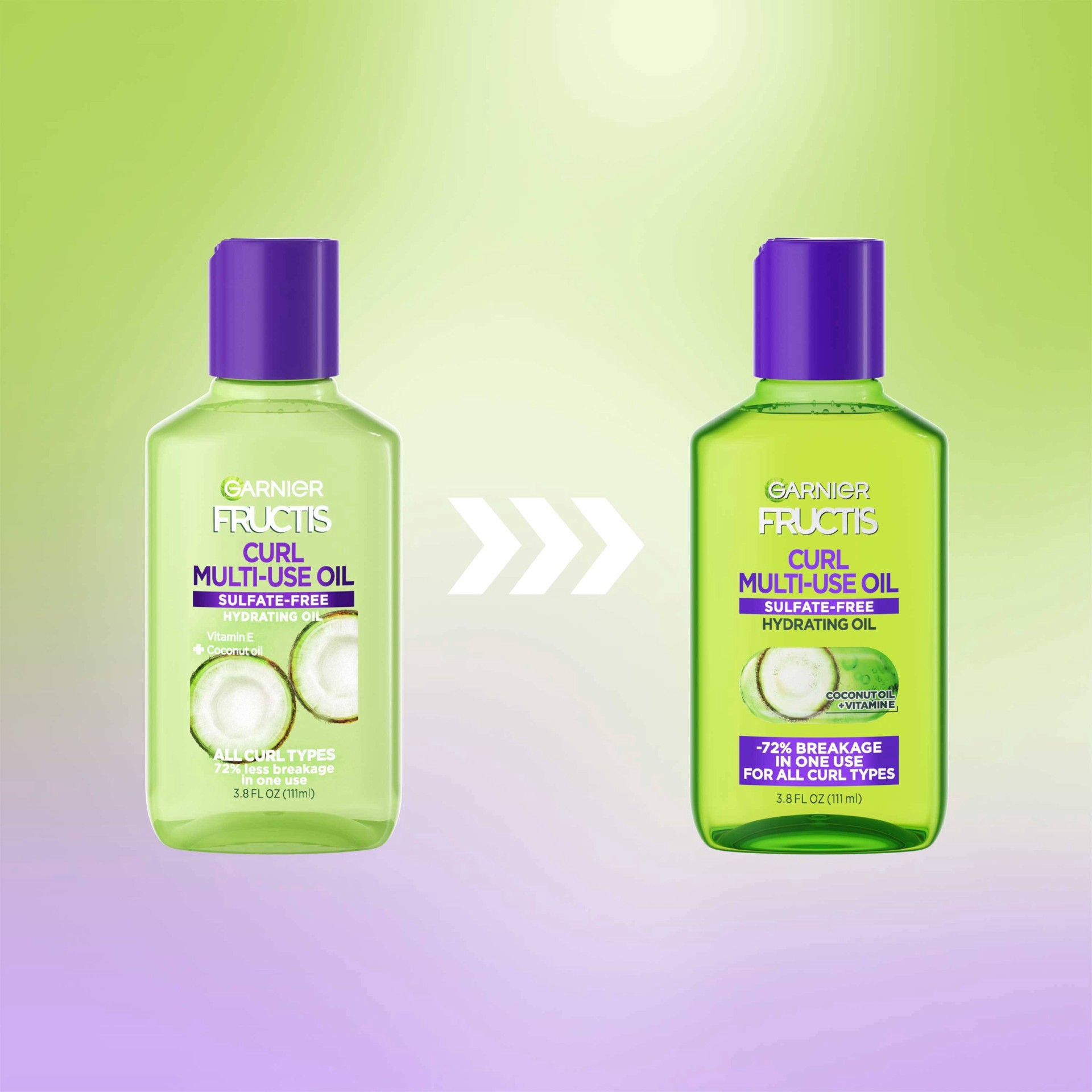 slide 4 of 13, Garnier Fructis Styl Curls Mult-Use Oil, 3.8 fl oz