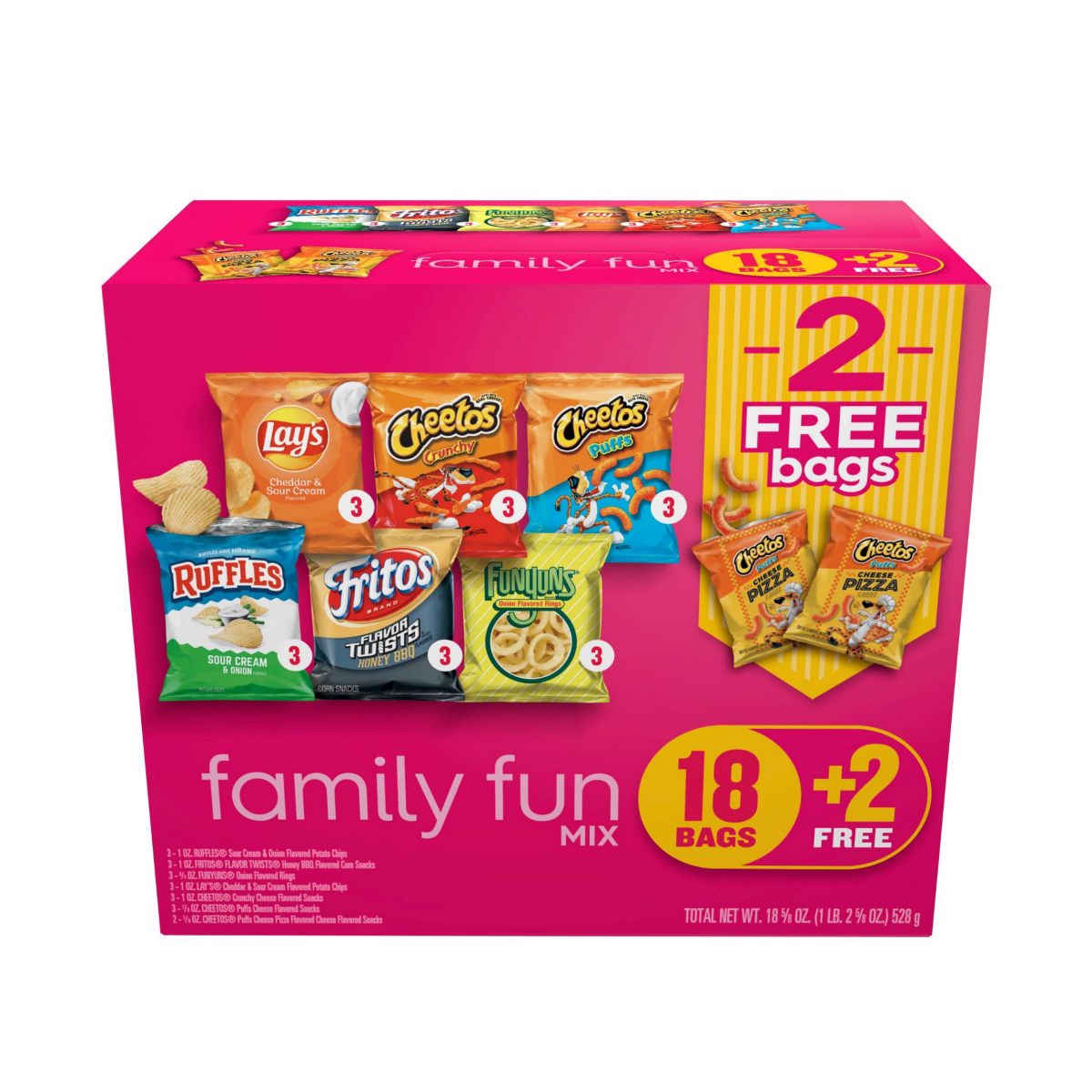 slide 1 of 4, Frito-Lay Frito Lay Classic Mix 18 Ct, 18.63 oz