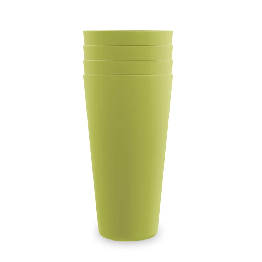 slide 1 of 1, EDL Tumblers - Lime, 4 ct / 37 oz