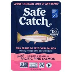 Safe Catch Wild Skinless & Boneless Pacific Pink Salmon 3 oz