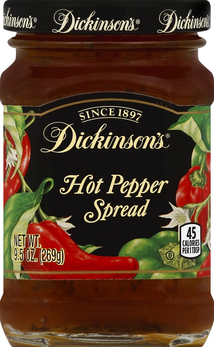 slide 5 of 6, Dickinson's Dickinson Hot Pepper Fruit Spread, 9.5 oz