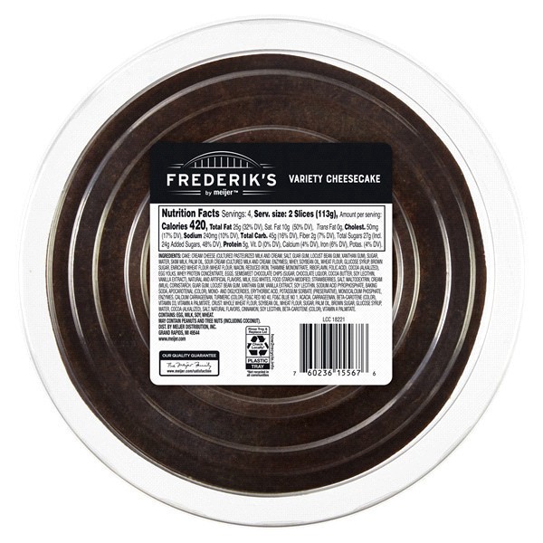 slide 6 of 9, FREDERIKS BY MEIJER Frederik's by Meijer Variety Cheesecake, 6 in, 16 oz