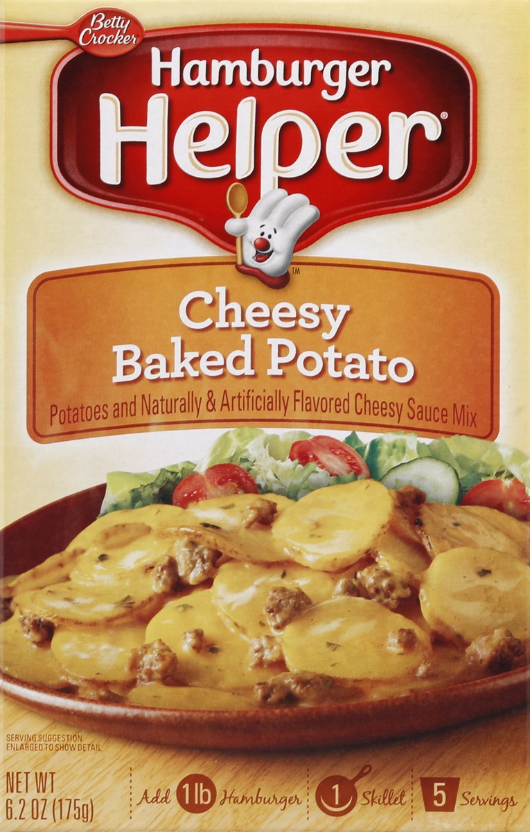 slide 5 of 6, Betty Crocker Cheesy Baked Potato Hamburger Helper, 6.2 oz