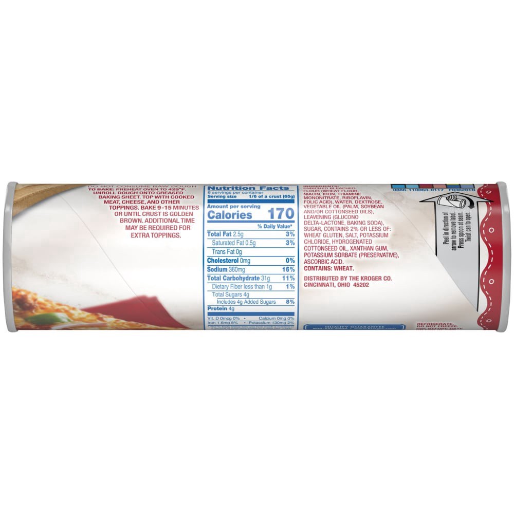 slide 2 of 4, Kroger Homestyle Ready To Bake Pizza Crust, 13.8 oz