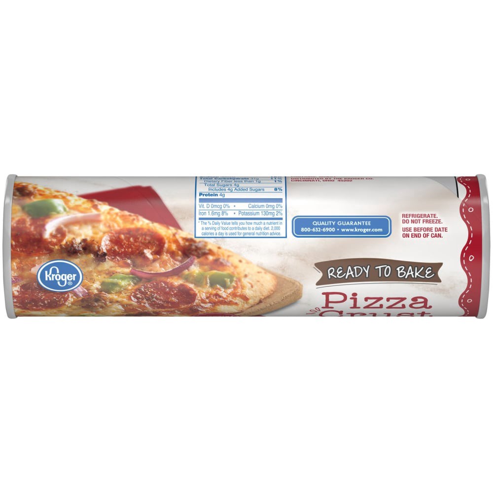 slide 3 of 4, Kroger Homestyle Ready To Bake Pizza Crust, 13.8 oz