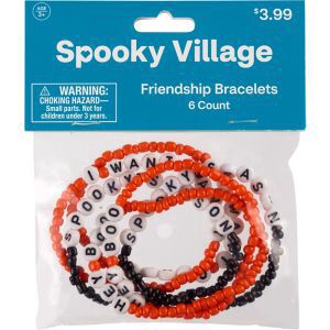 slide 1 of 1, Spooky Village Halloween Friendship Bracelets & Beads Kit, 6 Ct, 6 ct