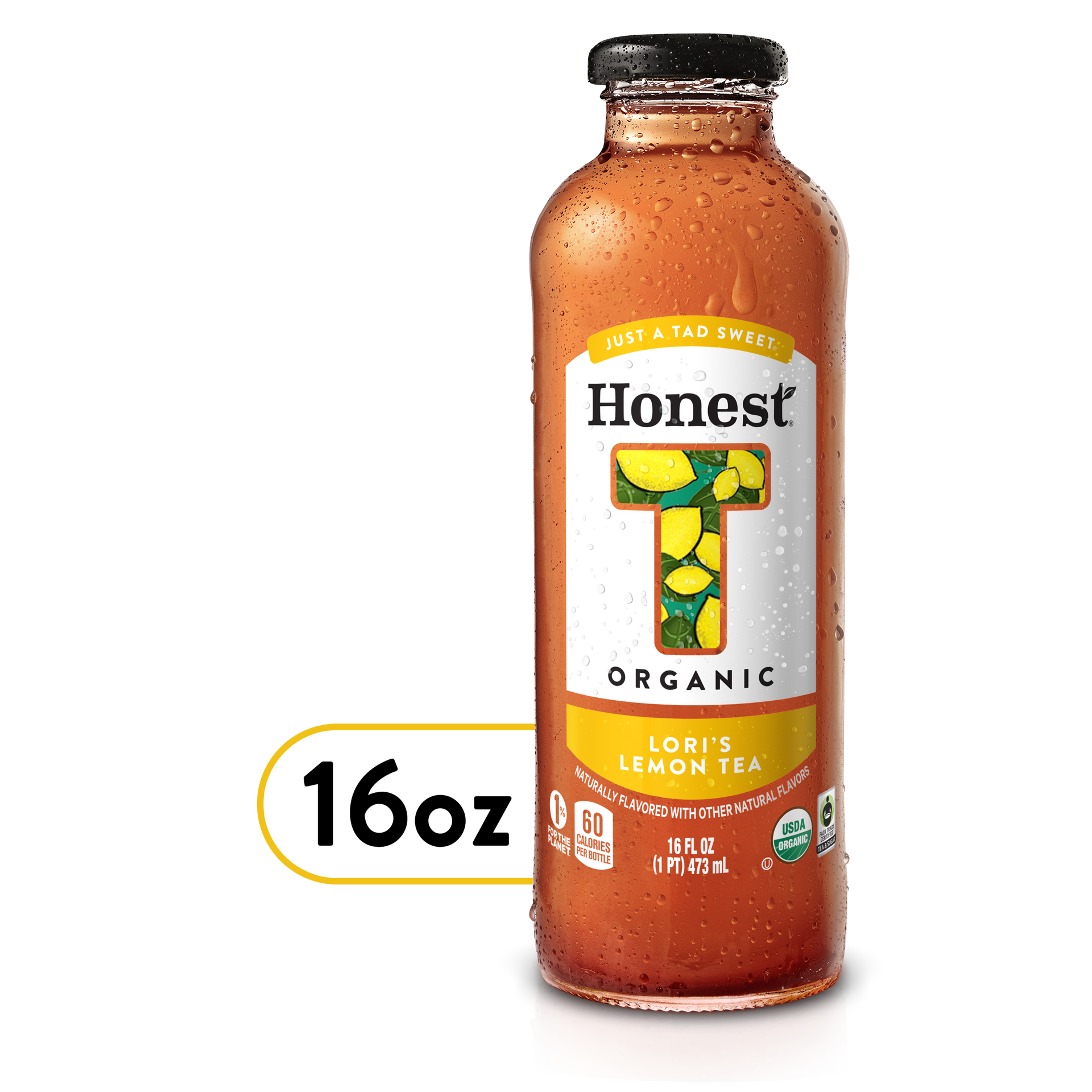 slide 1 of 11, Honest Tea Loris Lemon Glass Bottle, 16 fl oz, 16 fl oz