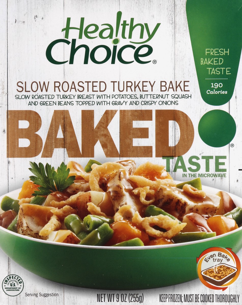 slide 4 of 4, Healthy Choice Slow Roasted Turkey Bake 9 oz, 9 oz