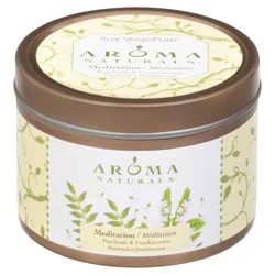 Aroma Naturals Meditation Patchouli & Frankincense Candle - 1 ea