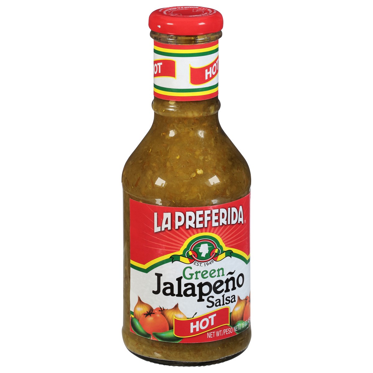 slide 9 of 9, La Preferida Green Jalapeno Salsa, 16.4 oz