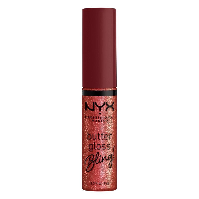slide 7 of 9, NYX Professional Makeup Butter Gloss Bling Non Sticky Lip Gloss - 07 Big Spender - 0.27 fl oz, 0.27 fl oz
