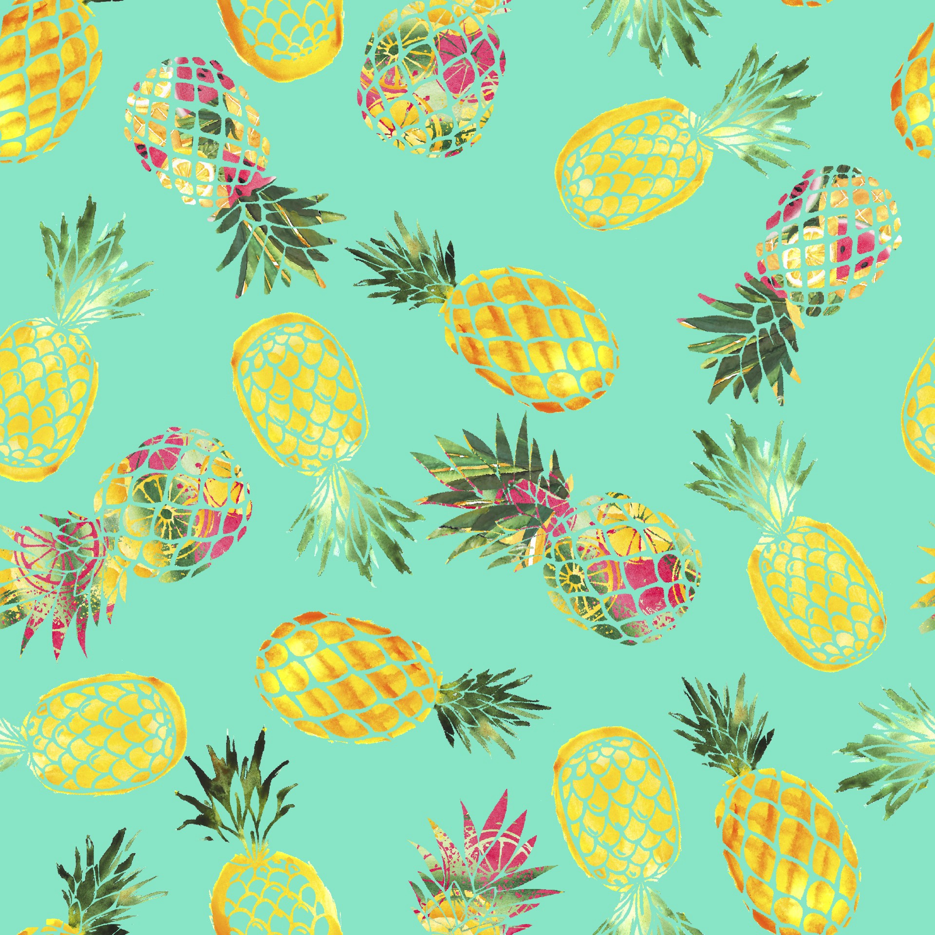 slide 4 of 7, Fruit Printed Fabric Bundle By Loops & Threads, 18 in x 21 in