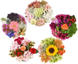 Central Market Seasonal Blossoms Bouquet, Colors Vary