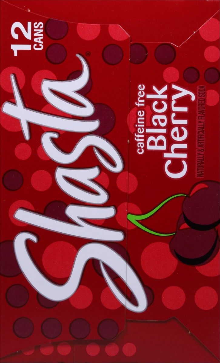 slide 5 of 9, Shasta Caffeine Free Black Cherry Cola 12 - 12 fl oz Cans, 12 ct