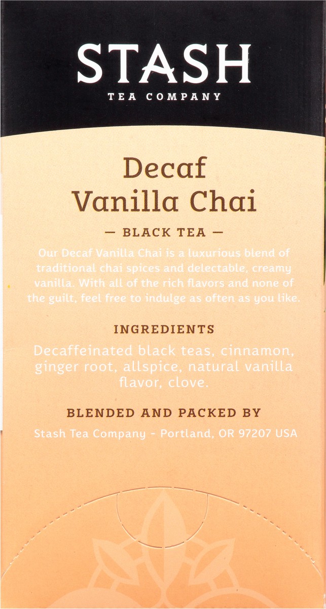 slide 13 of 13, Stash Tea Bags Decaf Vanilla Chai Black Tea - 18 ct, 18 ct