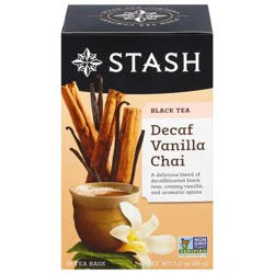 Stash Decaf Vanilla Chai Black Tea - 18 Tea Bags