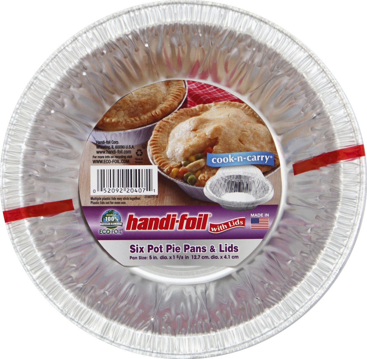 slide 3 of 3, Handi Foil Pans & Lids 6 ea, 6 ct