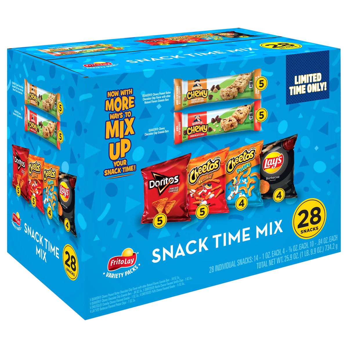 slide 2 of 11, Frito-Lay Fritolay Snacks Time Mix Variety 25.9 Oz 28 Count, 28 ct