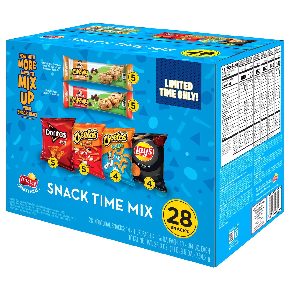 slide 3 of 11, Frito-Lay Fritolay Snacks Time Mix Variety 25.9 Oz 28 Count, 28 ct