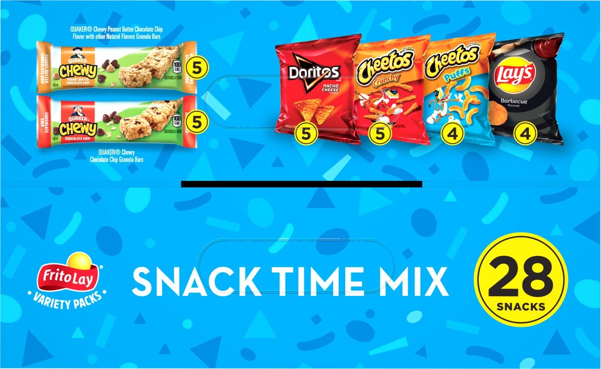 slide 5 of 11, Frito-Lay Fritolay Snacks Time Mix Variety 25.9 Oz 28 Count, 28 ct