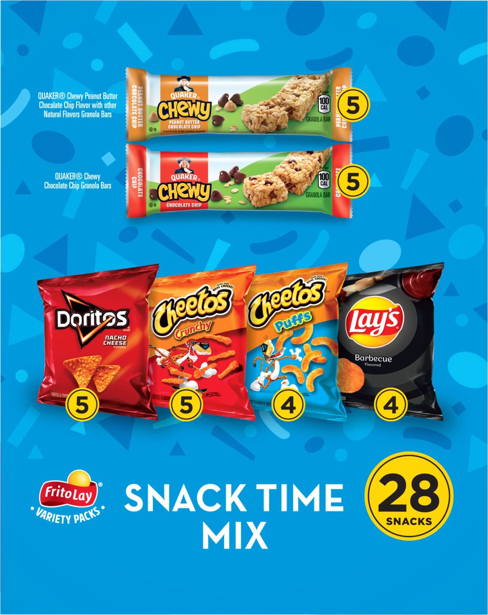 slide 9 of 11, Frito-Lay Fritolay Snacks Time Mix Variety 25.9 Oz 28 Count, 28 ct