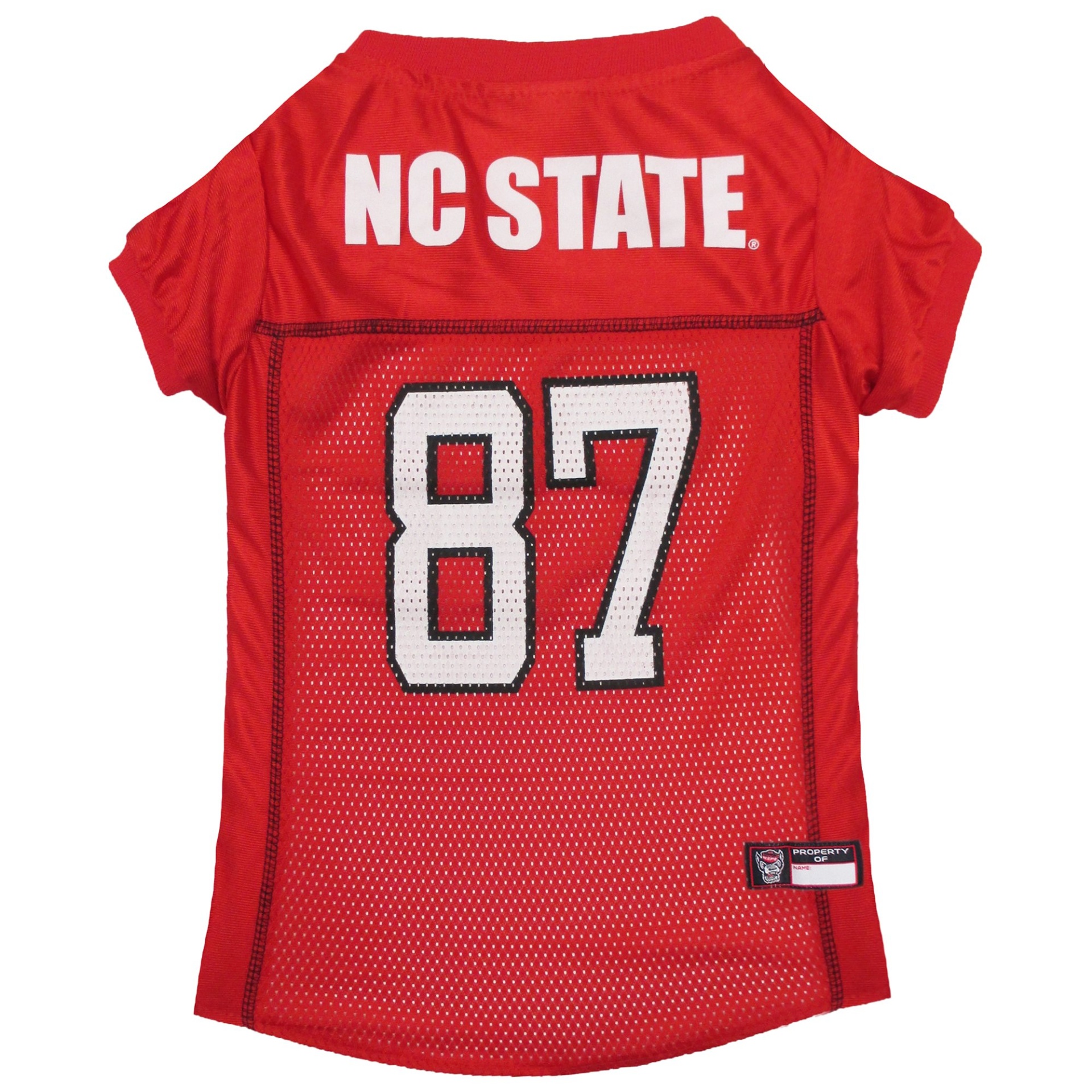 slide 1 of 1, Pets First NC State Wolfpack Mesh Jersey, MED