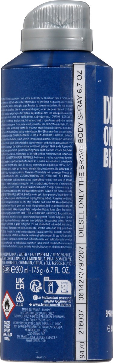 slide 11 of 12, Diesel Only The Brave All Over Body Spray 6.7 fl oz, 6.7 fl oz