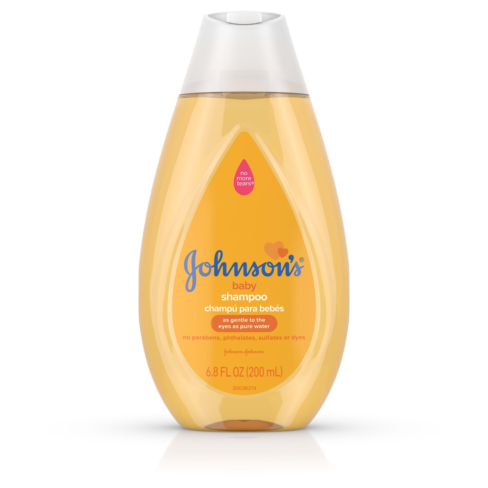 slide 1 of 9, Johnson's Shampoo with Tear-Free Formula, Shampoo for Baby's Delicate Scalp & Skin, Gently Washes Away Dirt & Germs, Paraben-, Phthalate-, Sulfate- & Dye-Free, 6.8 fl. oz, 6.80 fl oz