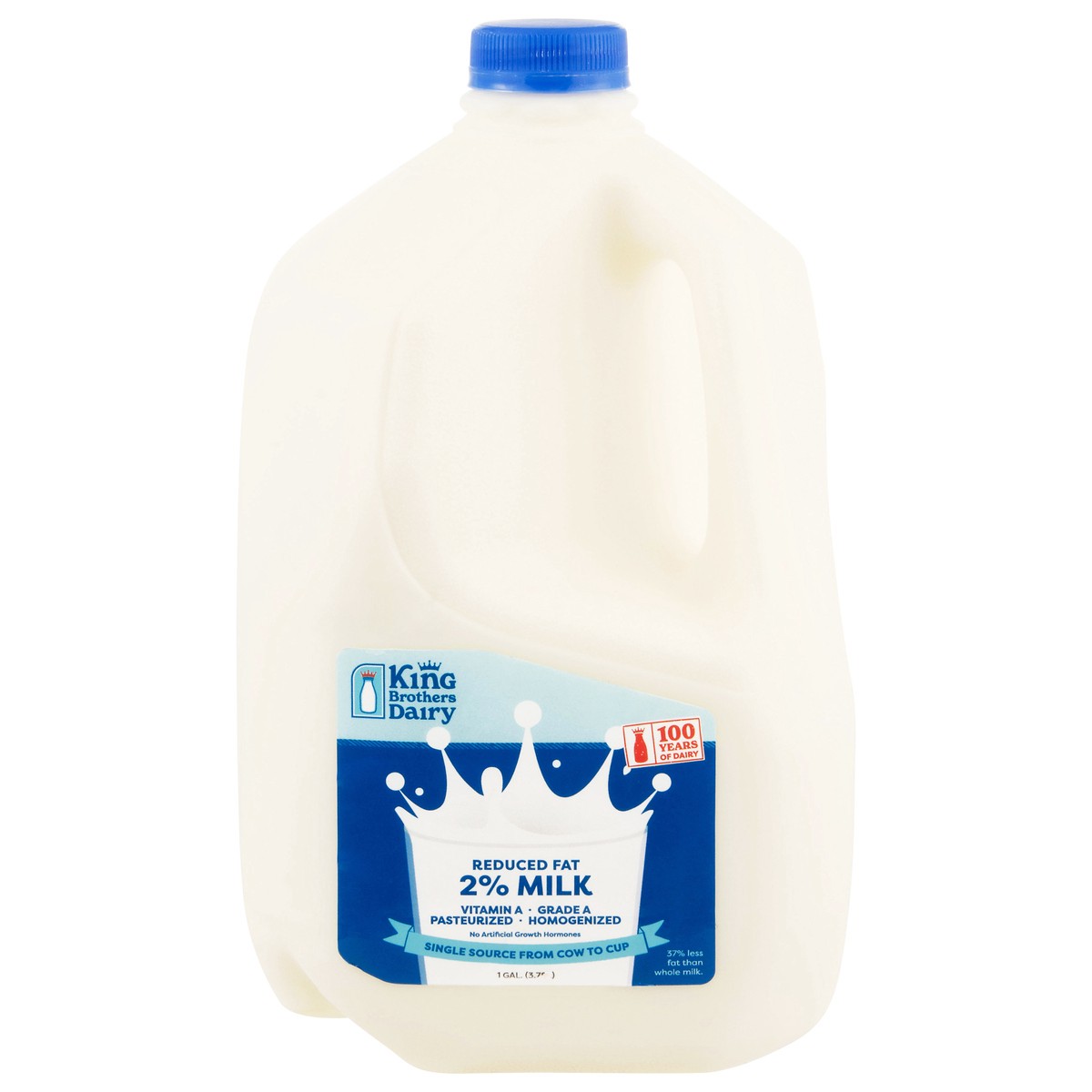 slide 1 of 4, King Brothers Dairy Reduced Fat 2% Milk 1 gal, 1 gal