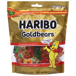 Haribo Goldbears Stand-up Resealable Bag - 14 Oz