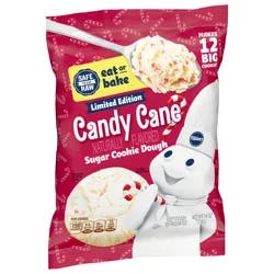 Pillsbury Ready To Bake Candy Cane Cookies 12Ct