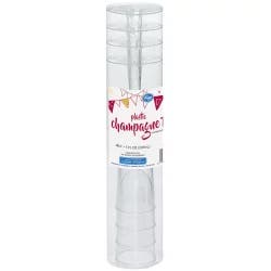 Kroger Entertainment Essentials Plastic Chagne Flutes Clear