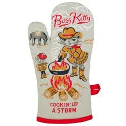 Blue Q Boss Kitty Oven Mitt