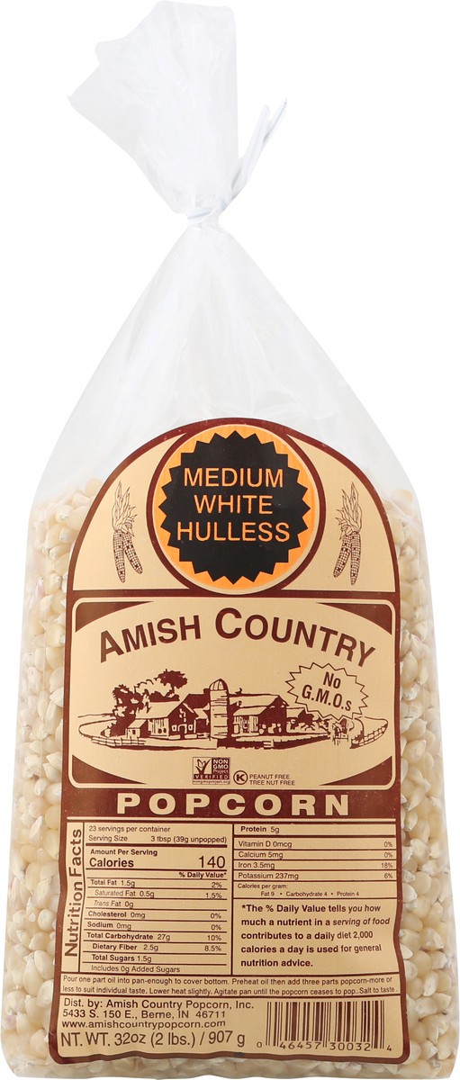 slide 6 of 12, Amish Country Medium White Hulless Popcorn 32 oz, 32 oz