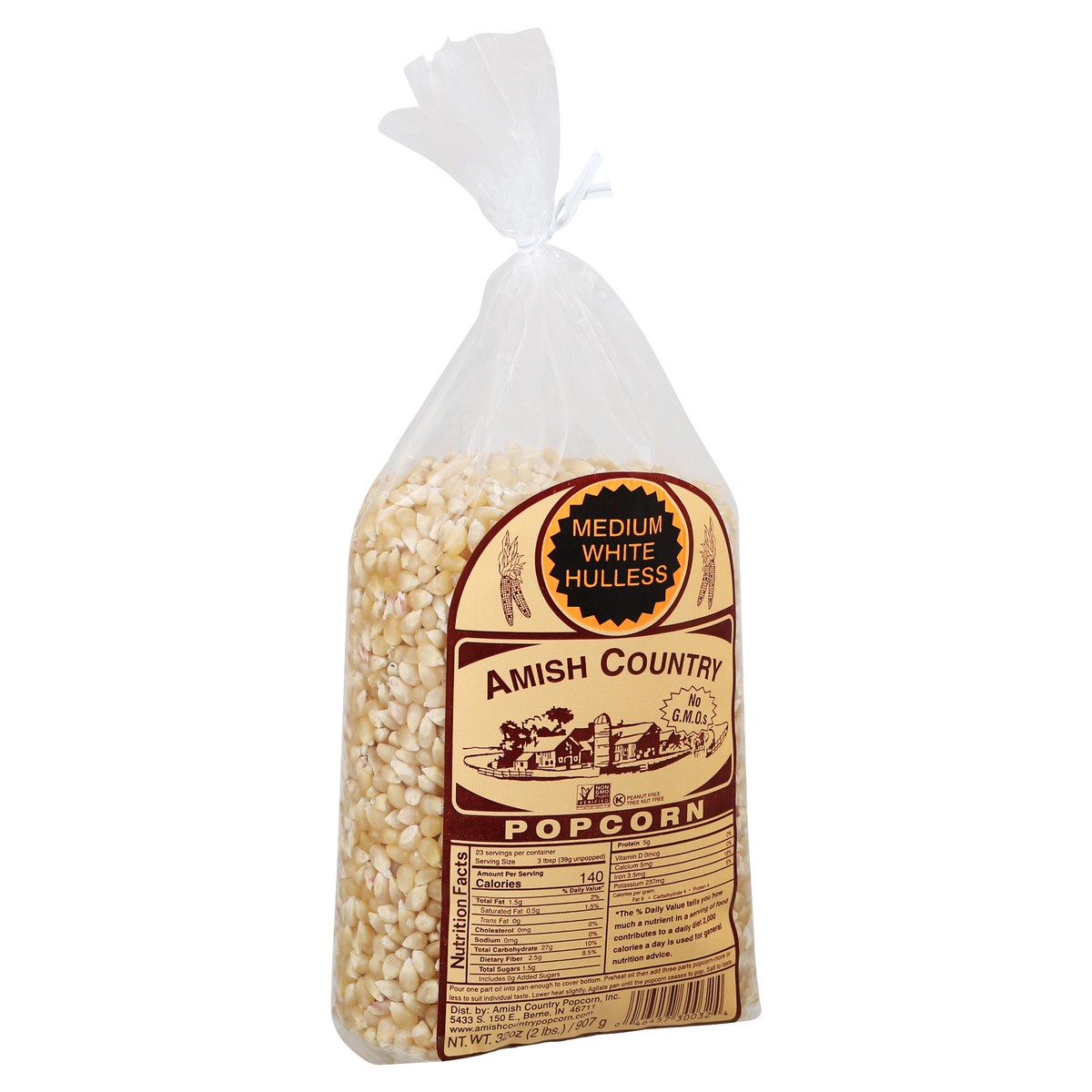 slide 5 of 12, Amish Country Medium White Hulless Popcorn 32 oz, 32 oz