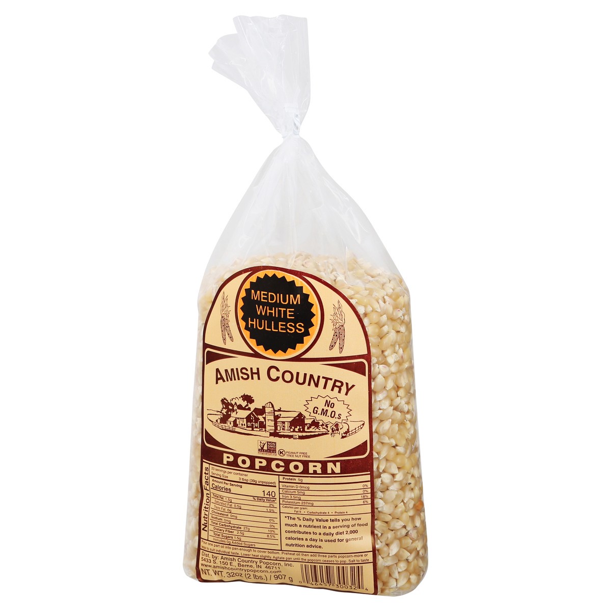 slide 12 of 12, Amish Country Medium White Hulless Popcorn 32 oz, 32 oz